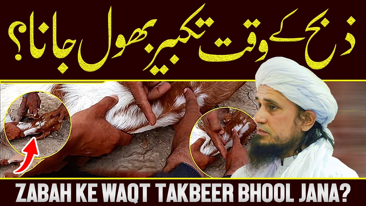 Zaibah Ke Waqt Takbeer Bhool Jana? | Ask Mufti Tariq Masood